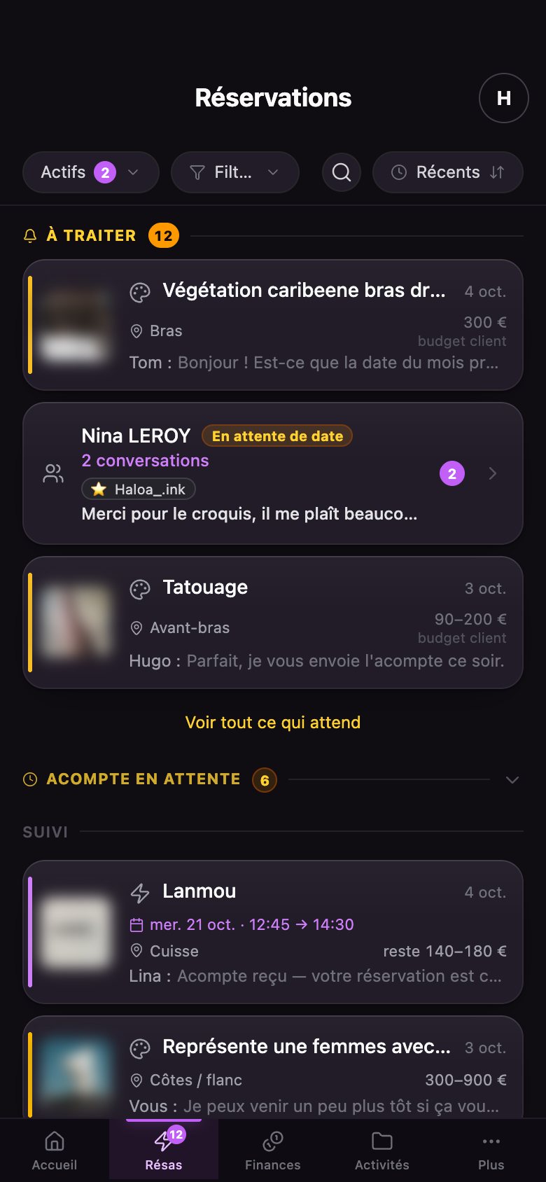 La même page sur téléphone.